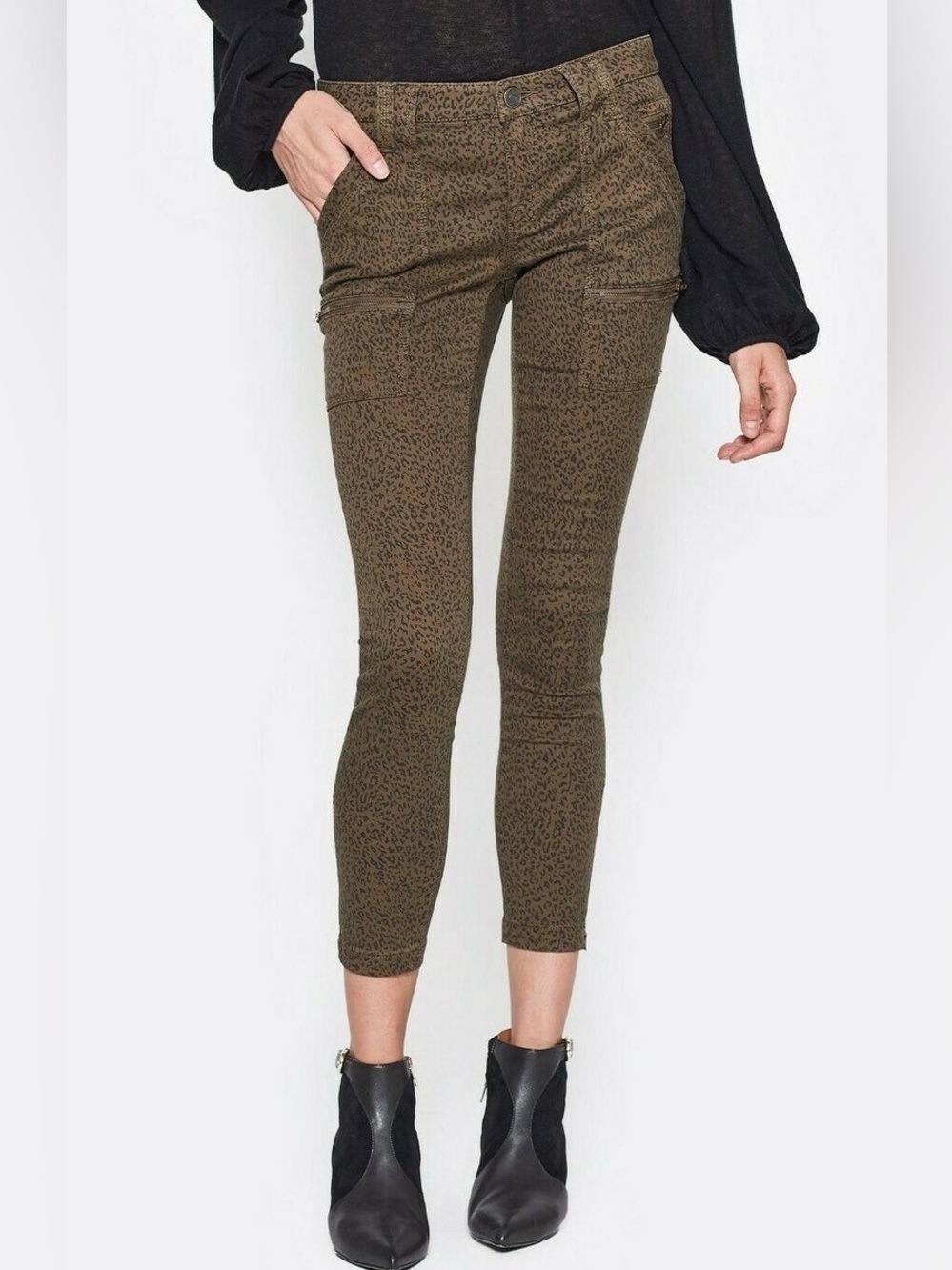 Joie park skinny French army pants 30
